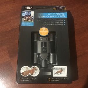 The Sharper Image 10x25 Camera Binoculars